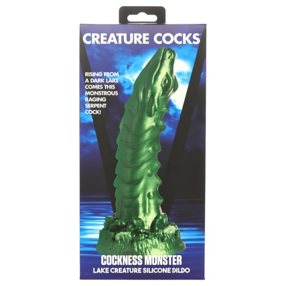 Creature Cocks Cockness Monster - δονητής σιλικόνης - πράσινο