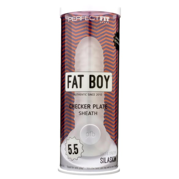 Fat Boy Checker Box - ανδρικό προέκταση (15cm) - λευκό