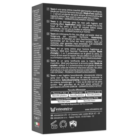 Ταυρο Extra Power - σπρέι καθυστέρησης για άνδρες (5 ml)