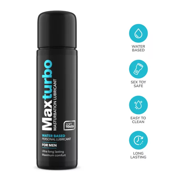 Intimateline MaxTurbo - λιπαντικό με βάση το νερό για άνδρες (100 ml)