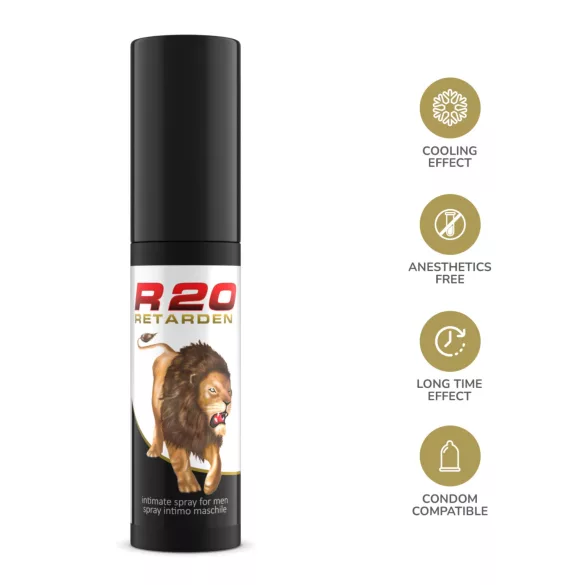 Intimateline R20 - δροσιστικό σπρέι καθυστέρησης για άνδρες (20 ml)