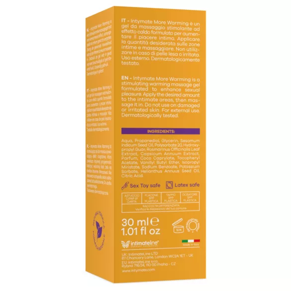 Intimateline Intymate More - διεγερτικό τζελ με θερμαντική δράση (30ml)