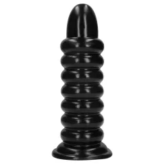   Ouch! Spiral Force - σπειροειδές πρωκτικό βύσμα (μαύρο) - 23,5 cm