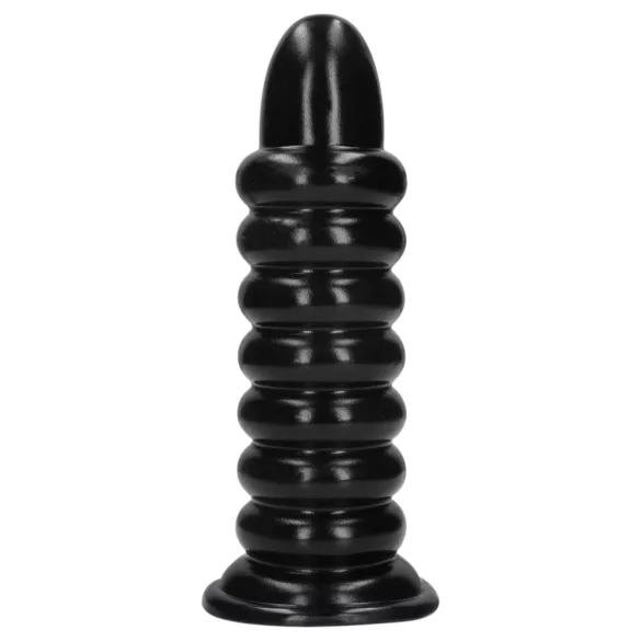 Ouch! Spiral Force - σπειροειδές πρωκτικό βύσμα (μαύρο) - 23,5 cm
