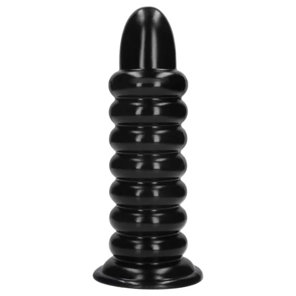 Ouch! Spiral Force - σπειροειδές πρωκτικό βύσμα (μαύρο) - 23,5 cm