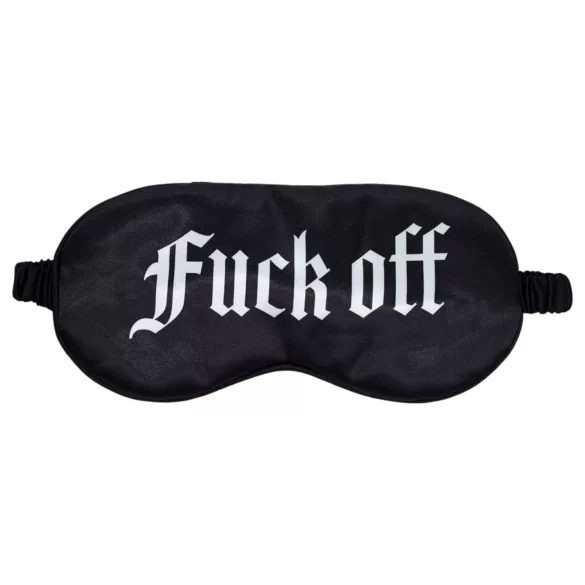 Ouch! - σατέν μάσκα ύπνου "Fuck Off" (μαύρη)