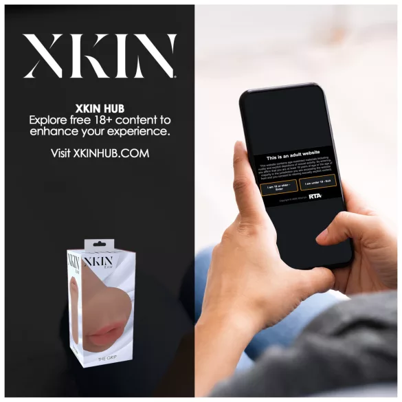 XKIN - τεχνητό στόμα αυνανιστής - S (σκούρο φυσικό)