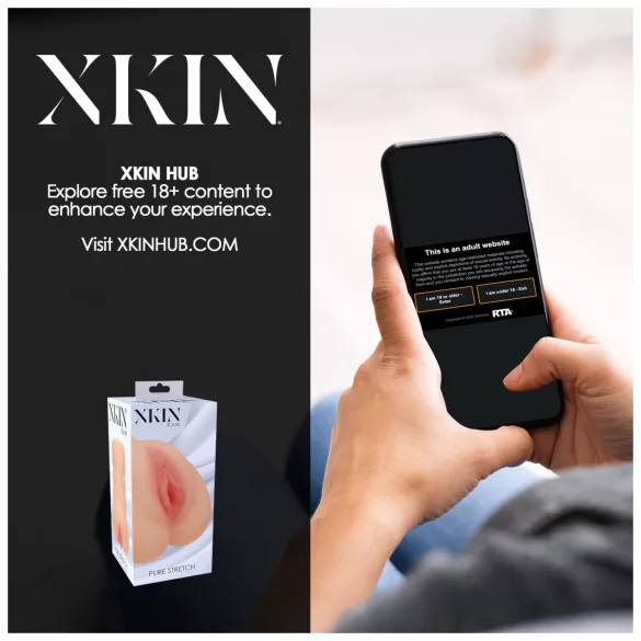 XKIN - ρεαλιστικό τεχνητό αιδοίο μαλακής υφής - L (φυσικό)