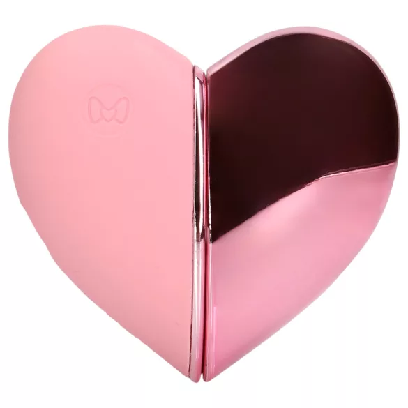 Loveline Tapping Heart - δονητής κλειτορίδας επαναφορτιζόμενος - ροζ