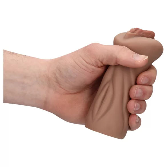 S-Line Nurse - ρεαλιστικός τεχνητός κόλπος (μαυρισμένος)