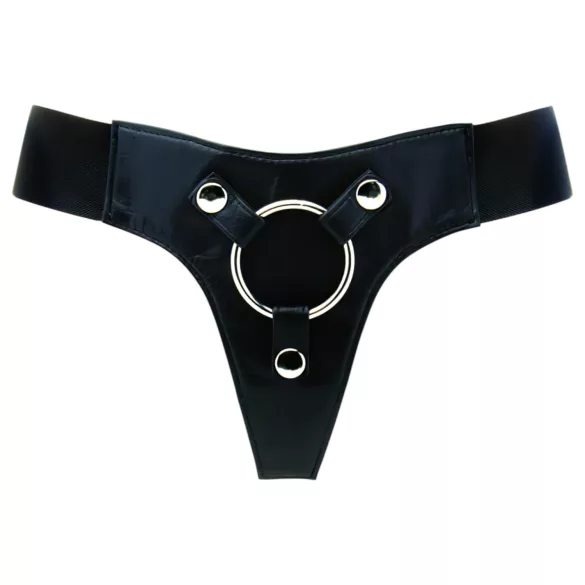 RealRock Elastic - ζώνη για strapon - μαύρο - unisex