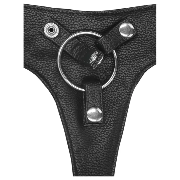 RealRock Elastic - ζώνη για strapon - μαύρο - unisex