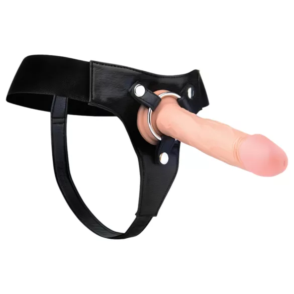 RealRock Elastic - ζώνη για strapon - μαύρο - unisex