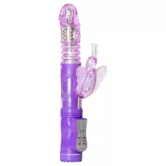   Easytoys Butterfly - δονητής πεταλούδα περιστρεφόμενος με ώθηση - μοβ