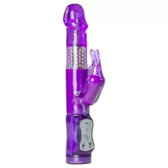   Easytoys - rabbit δονητής με στριφογυριστές μπίλιες και κλειτοριδικό βραχίονα