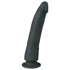   Easytoys - δονητής με βεντούζα - σιλικόνη 21cm - μαύρο