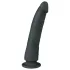 Easytoys - δονητής με βεντούζα - σιλικόνη 21cm - μαύρο