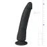 Easytoys - δονητής με βεντούζα - σιλικόνη 21cm - μαύρο