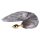 Easytoys Fox NO5 - μεταλλικό πρωκτικό plug με αλεπουδίσια ουρά (χρυσό-ασημί)
