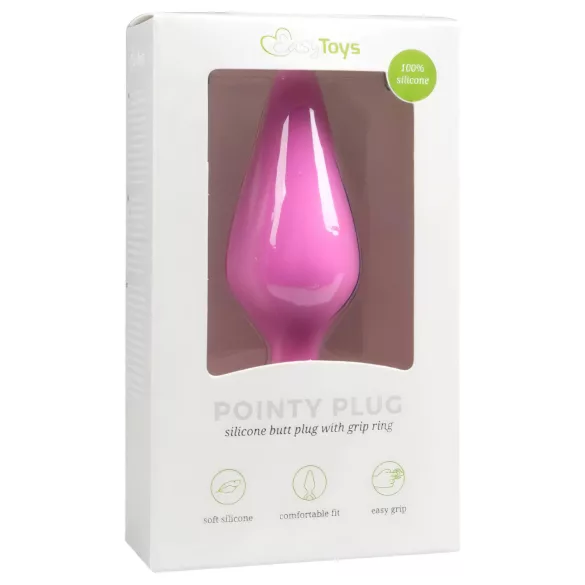 Easytoys - πρωκτικό βύσμα μικρό - σιλικόνη ροζ