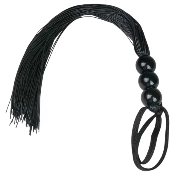 Easytoys - μαστίγιο σιλικόνης - μαύρο