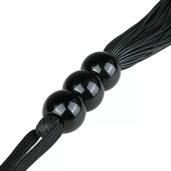 Easytoys - μαστίγιο σιλικόνης - μαύρο