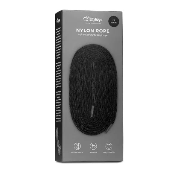 Easytoys - σχοινί bondage - 10μ - μαύρο