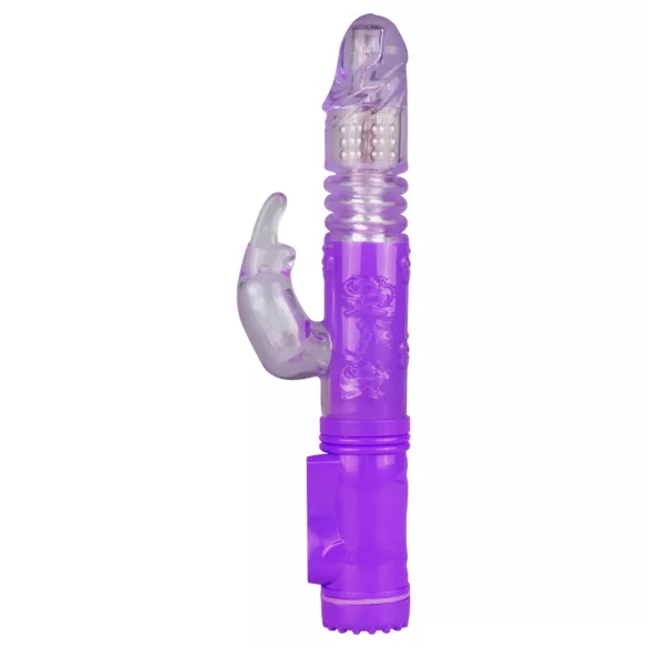 EasyToys Bunny - δονητής με ώθηση και περιστροφή (μωβ)