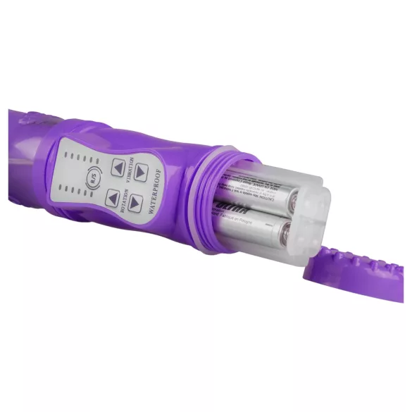EasyToys Bunny - δονητής με ώθηση και περιστροφή (μωβ)