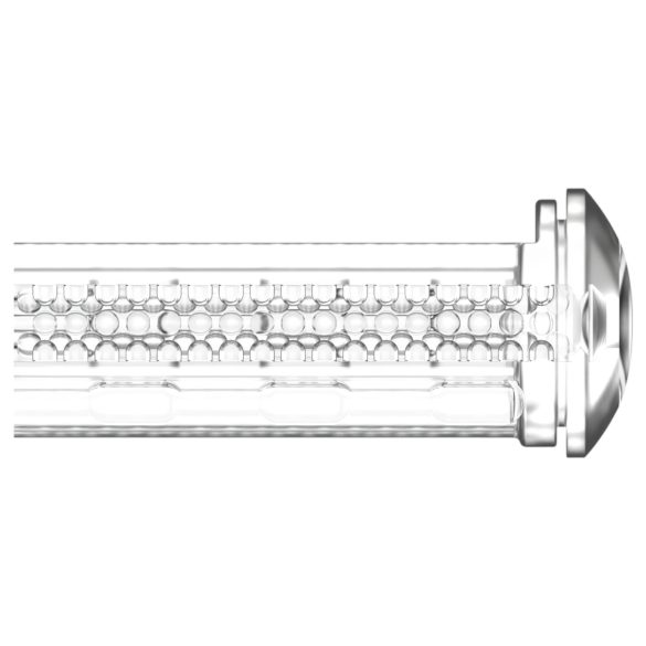 Kiiroo Titan Power - ανδρικό αυνανιστήρι με εσωτερική θήκη - διάφανο