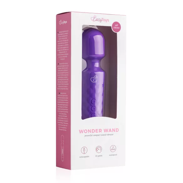 EasyToys - ραβδί μασάζ με δόνηση επαναφορτιζόμενο - μοβ