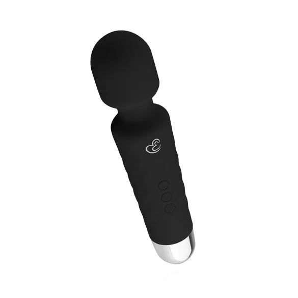EasyToys - μίνι μασάζ δονητής wand - επαναφορτιζόμενος μαύρος