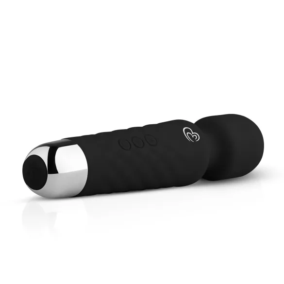 EasyToys - μίνι μασάζ δονητής wand - επαναφορτιζόμενος μαύρος