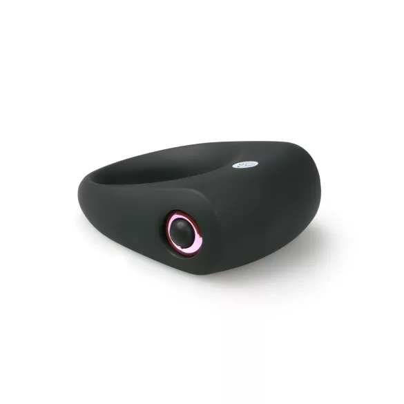 Easytoys - δαχτυλίδι πέους με δόνηση - σιλικόνη - μαύρο