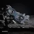 Boners Classic - δαχτυλίδι πέους και όρχεων - σιλικόνη γκρι