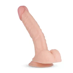   Real Fantasy Derek - ρεαλιστικό dildo με όρχεις - 22cm - φυσικό χρώμα