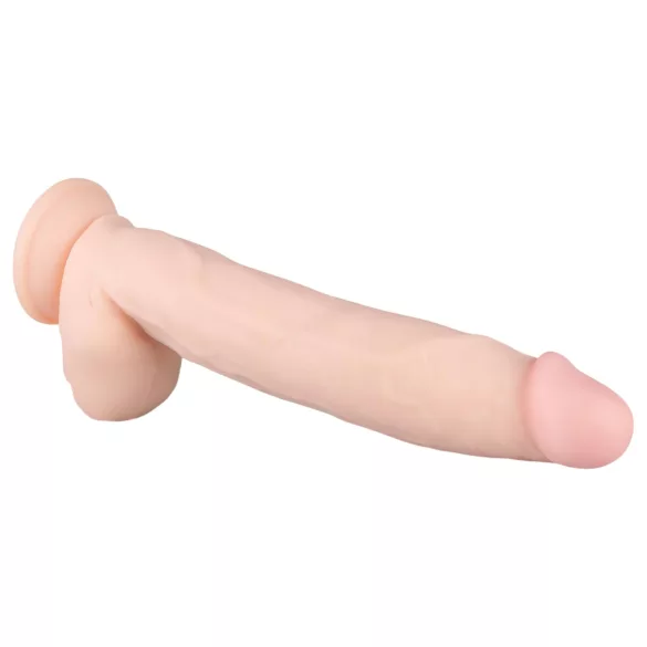 Real Fantasy Dwane - ρεαλιστικός δονητής με μπαταρία - 31cm φυσικό χρώμα