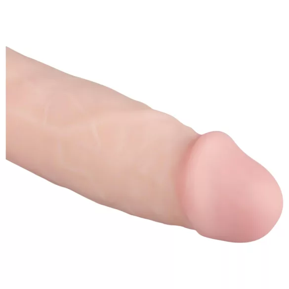 Real Fantasy Dwane - ρεαλιστικός δονητής με μπαταρία - 31cm φυσικό χρώμα