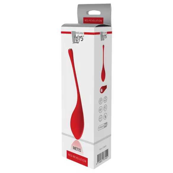 Red Revolution Metis - δονητικό αυγό επαναφορτιζόμενο αδιάβροχο κόκκινο