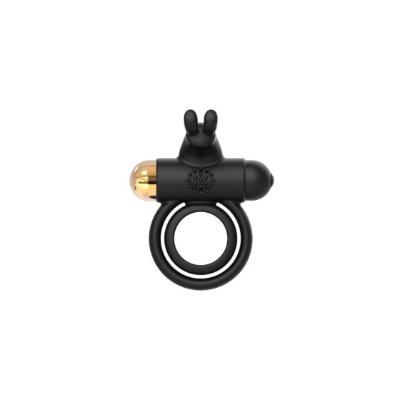 Elite Joel - battery operated vibrating testicle and penis ring (black)