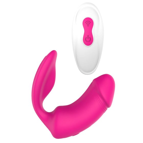 Vibes of Love Duo - rechargeable 2in1 clitoral vibrator with radio (pink)