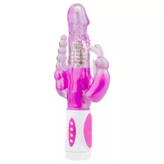   Easytoys Raving Rabbit - δονητής με 3 άκρα (ροζ)