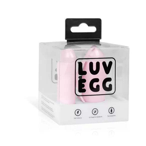 LUV EGG - δονητικό αυγό με τηλεχειριστήριο - επαναφορτιζόμενο - ροζ