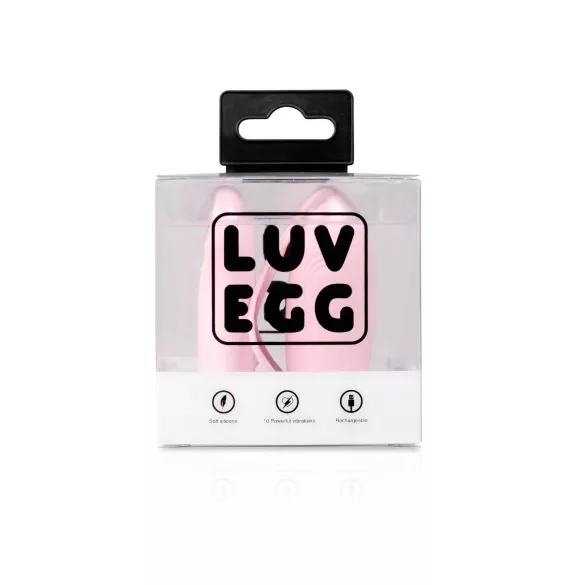 LUV EGG - δονητικό αυγό με τηλεχειριστήριο - επαναφορτιζόμενο - ροζ