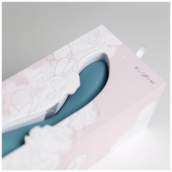 Bloom Rose - δονητής σημείου G με δόνηση, σιλικόνη, επαναφορτιζόμενος, τιρκουάζ