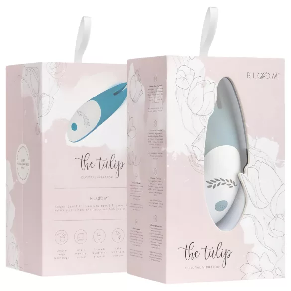 Bloom Tulip - δονητής κλειτορίδας επαναφορτιζόμενος σιλικόνης - τιρκουάζ