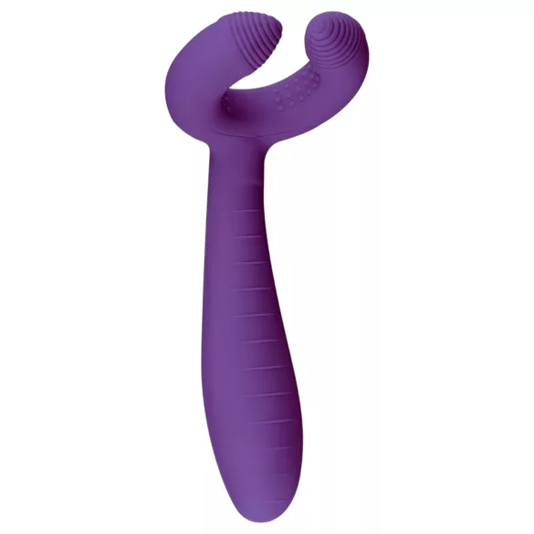 Easytoys Couple - δονητής ζευγαριού επαναφορτιζόμενος αδιάβροχος μοβ