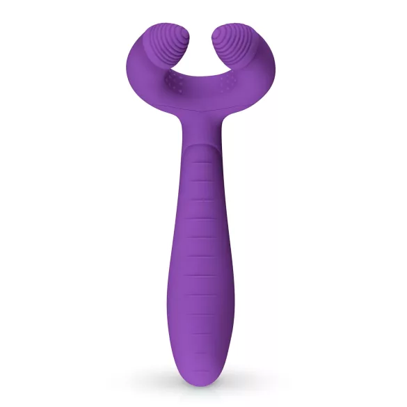Easytoys Couple - δονητής ζευγαριού επαναφορτιζόμενος αδιάβροχος μοβ