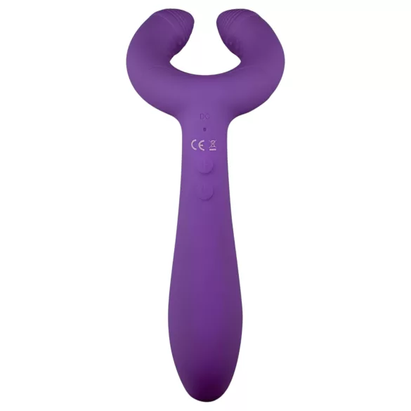 Easytoys Couple - δονητής ζευγαριού επαναφορτιζόμενος αδιάβροχος μοβ