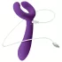 Easytoys Couple - δονητής ζευγαριού επαναφορτιζόμενος αδιάβροχος μοβ